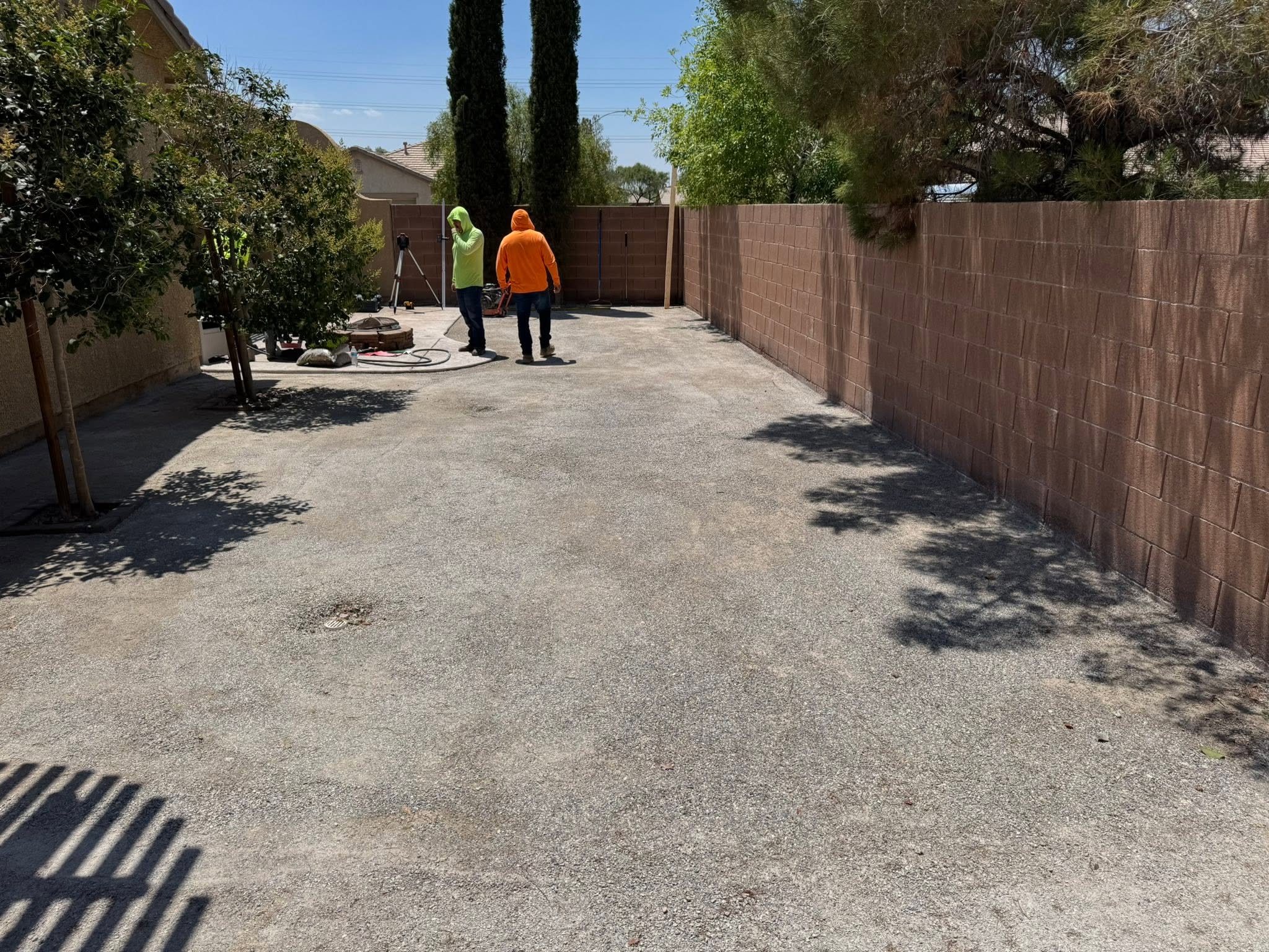 Concrete contractor Las Vegas — Fierro Construction crew