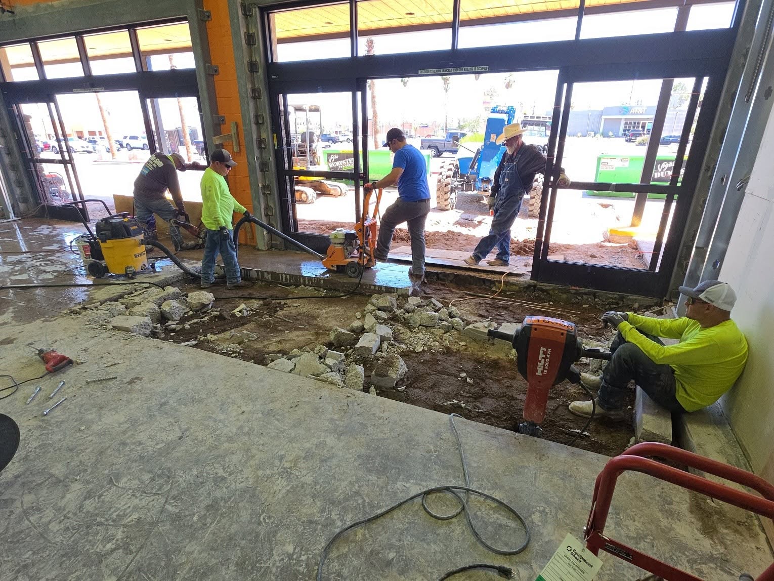 Fierro Construction LLC crew active commercial project Las Vegas