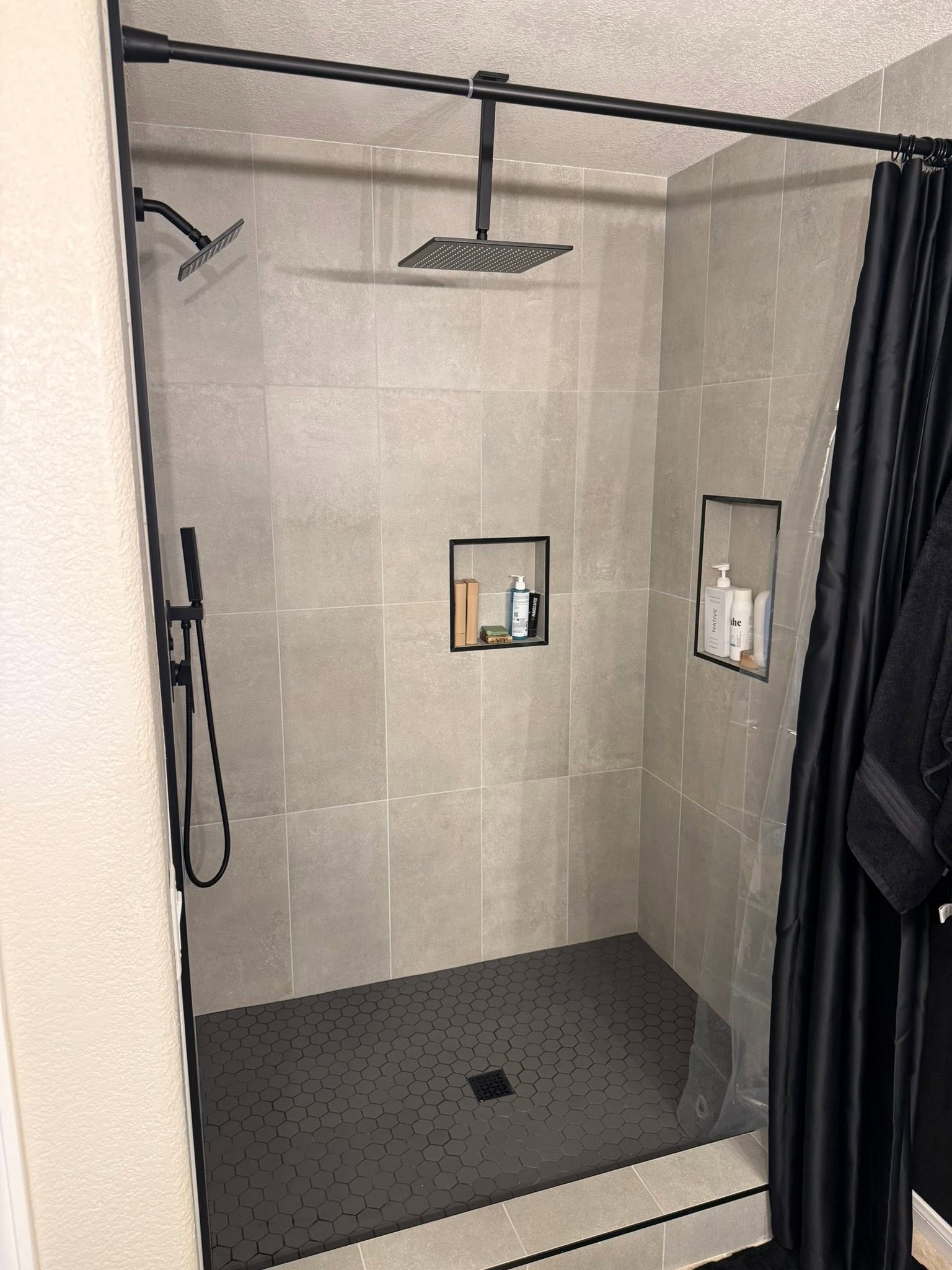 Luxury bathroom remodel Las Vegas — modern shower